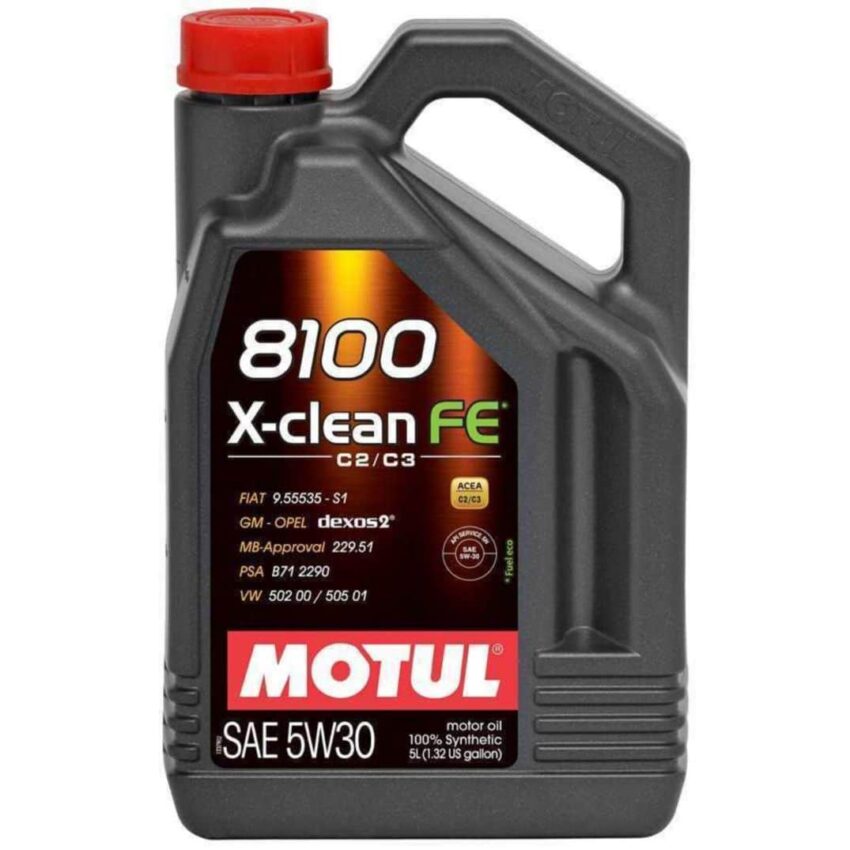 Motul 8100 X-clean FE 5W30 - 5 Liter
